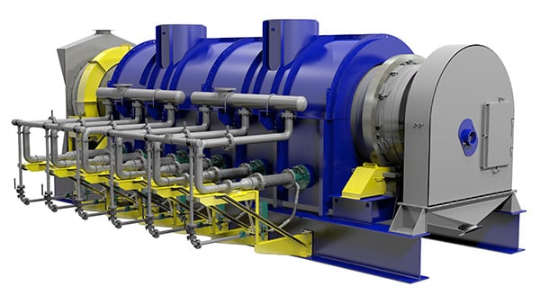 3D Model of a FEECO Indirect Rotary Dryer