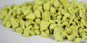 Sulfur (sulphur) granules