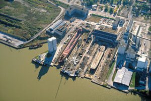 Port of Toledo Shipyard, Maumee River Toledo, Ohio