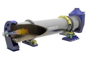 A Look at Activated Carbon Thermal Regeneration, 3D Model of a FEECO Rotary Kiln