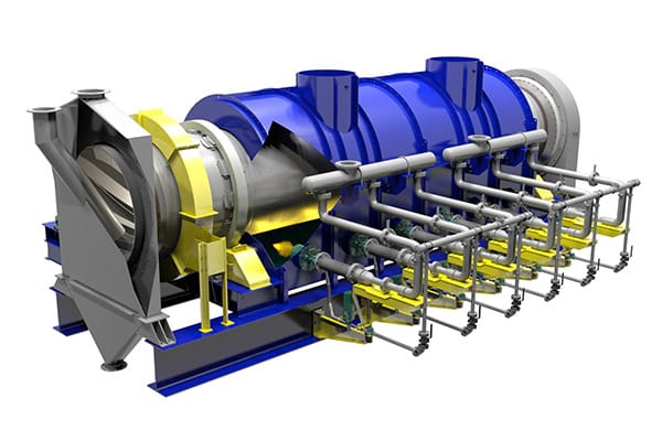 3D Model of a FEECO Indirect Kiln (Calciner)