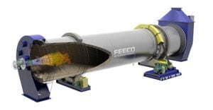 Rotary Kiln Applications in the Pigment Industry, 3D Model of a FEECO Rotary Kiln