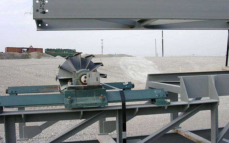 Wing Pulley on Conveyor