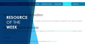 Resource of the Week: Spent Carbon Reactivation Page