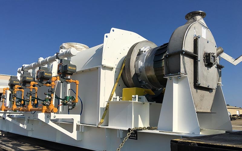 Indirect Fired Rotary Kiln Prepared for Shipment