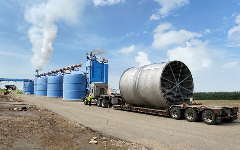 Replacement drum shell section